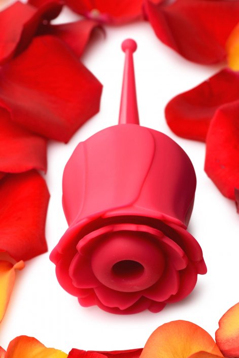 Bloomgasm Rose Buzz 7X Silicone Clit Stimulator and Vibrator